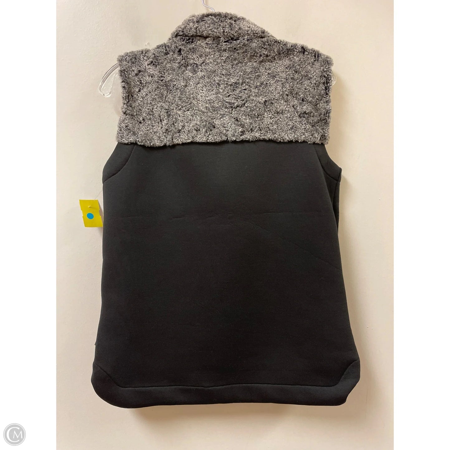 Vest Faux Fur & Sherpa By The North Face In Black & Grey, Size: M