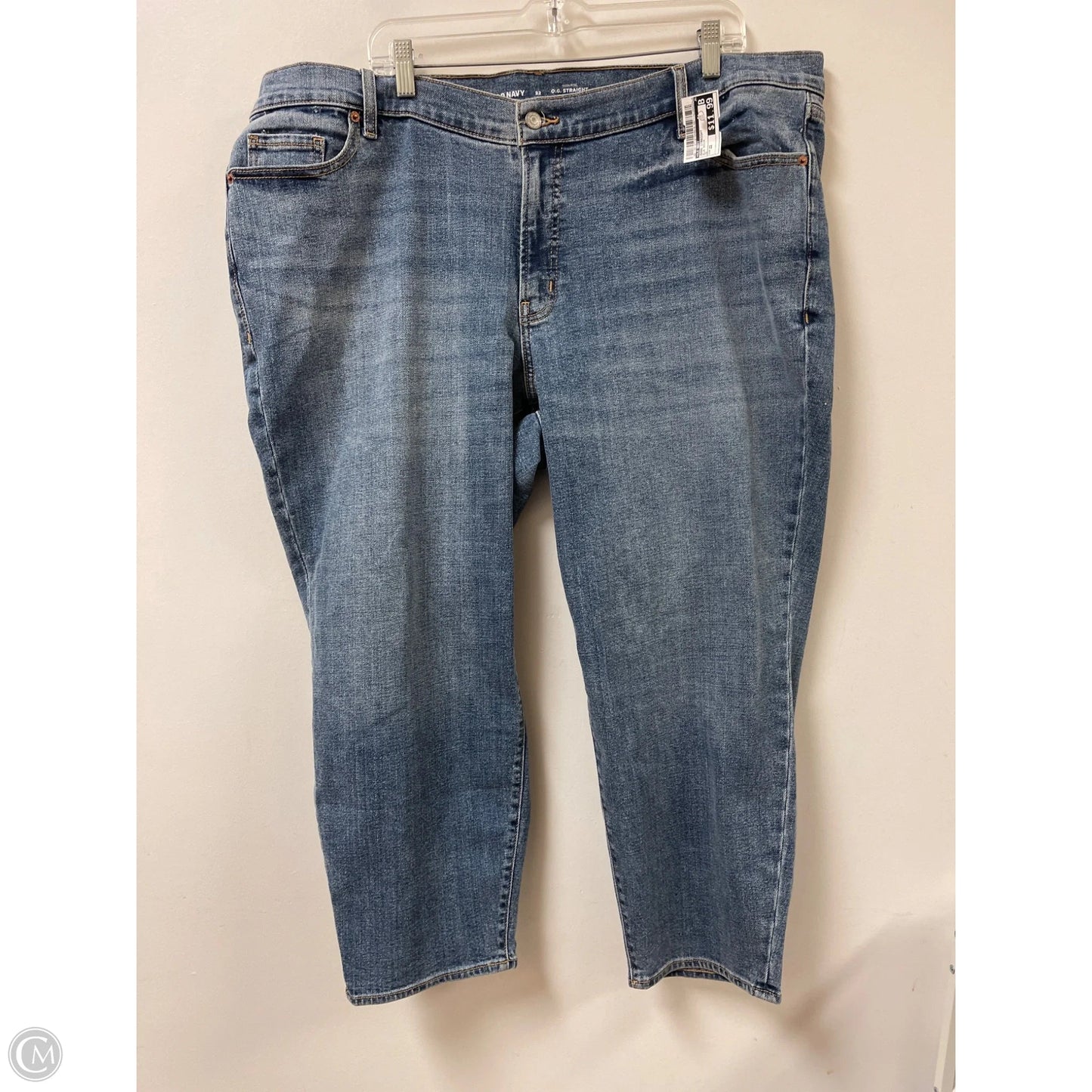 Jeans Straight By Old Navy In Blue Denim, Size: 22