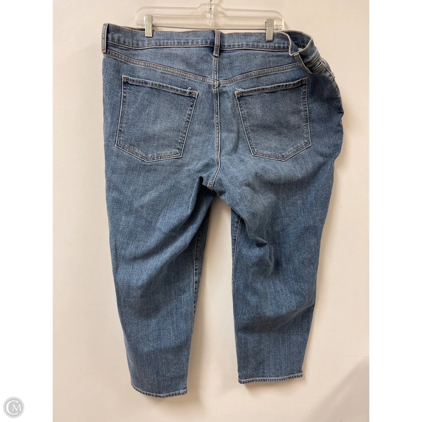 Jeans Straight By Old Navy In Blue Denim, Size: 22