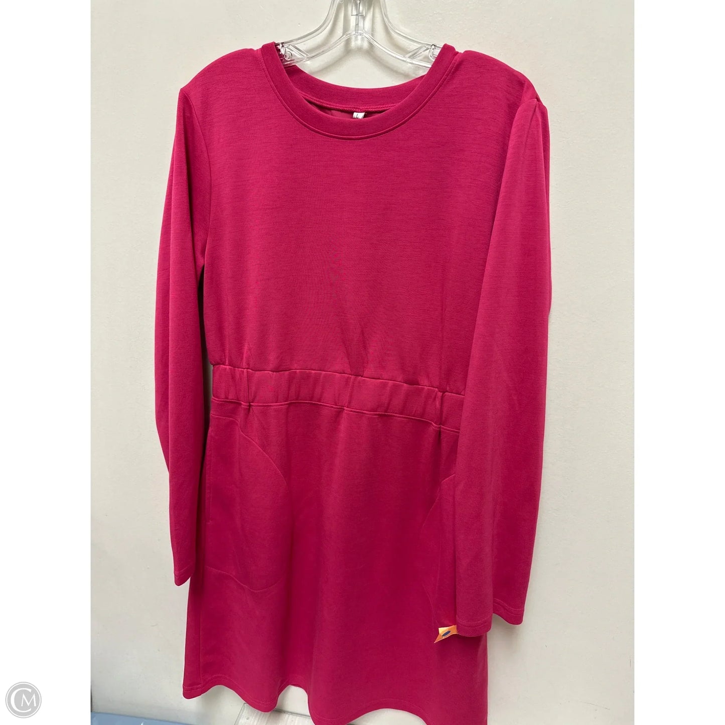 Dress Casual Midi By Clothes Mentor In Pink, Size: L