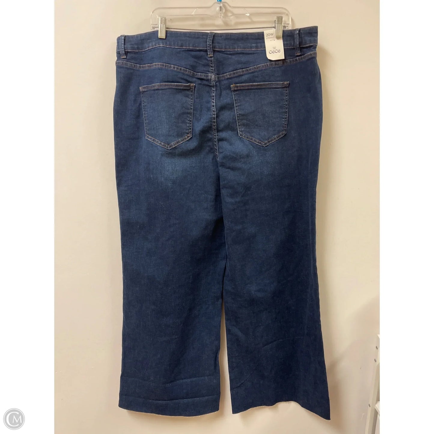 Jeans Wide Leg By Cece In Blue Denim, Size: 20