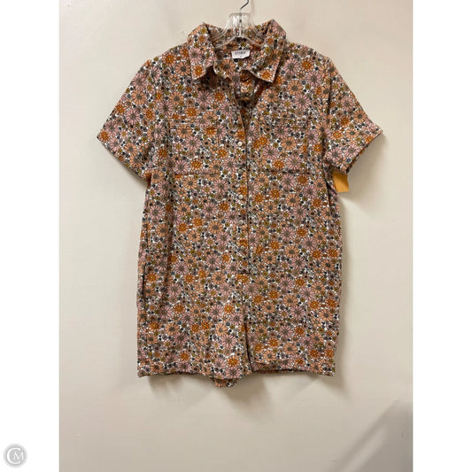 Romper By Storia In Floral Print, Size: M