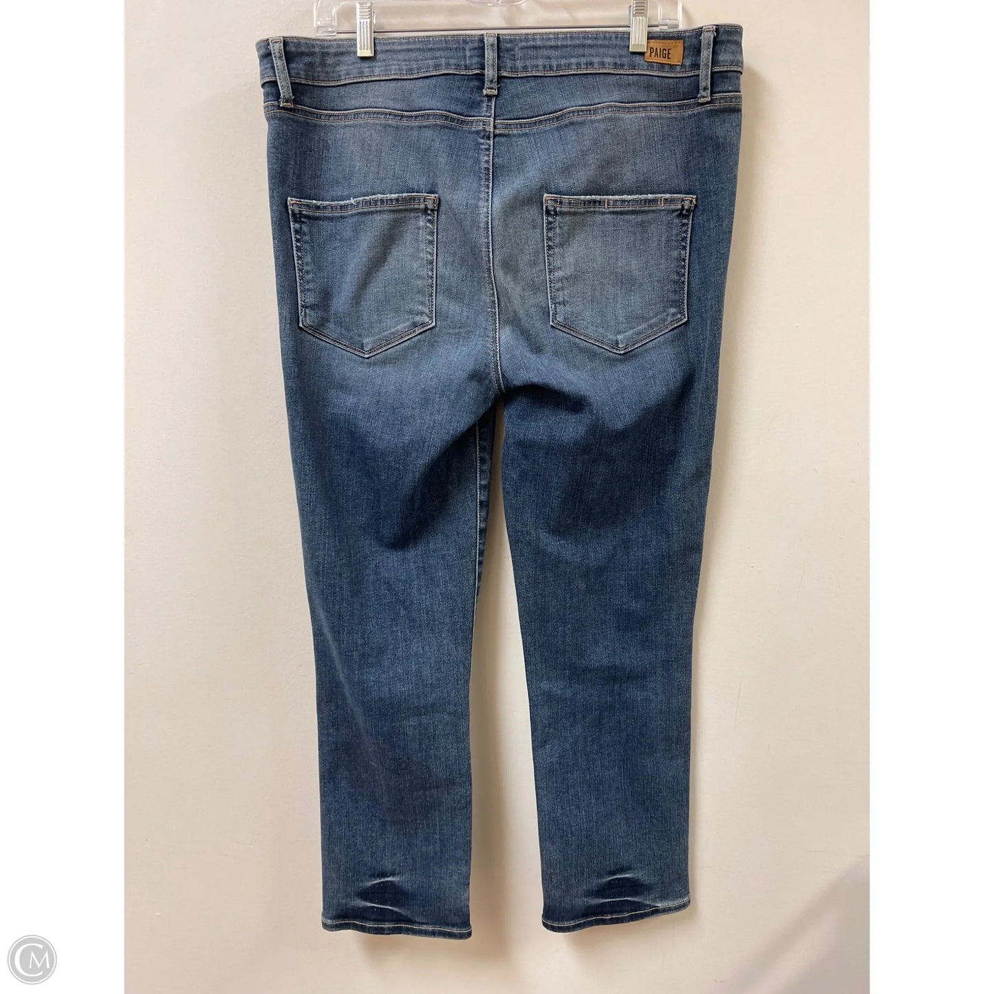 Jeans Skinny By Paige In Blue Denim, Size: 18
