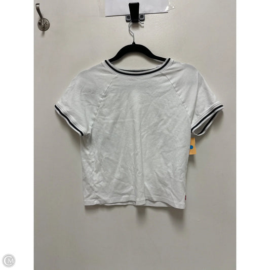 Top Short Sleeve By Levis In White, Size: Xl