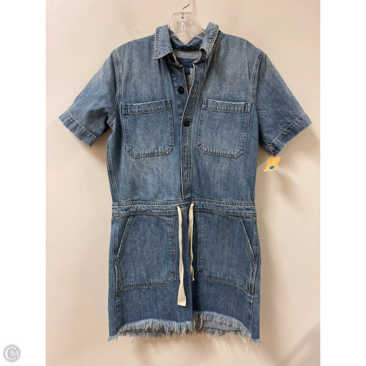 Romper By Lucky Brand In Blue Denim, Size: S