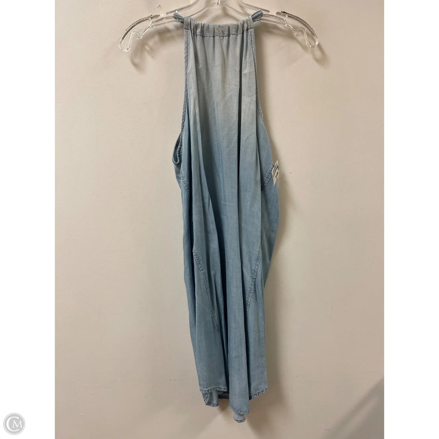 Dress Casual Midi By Cloth & Stone In Blue Denim, Size: M