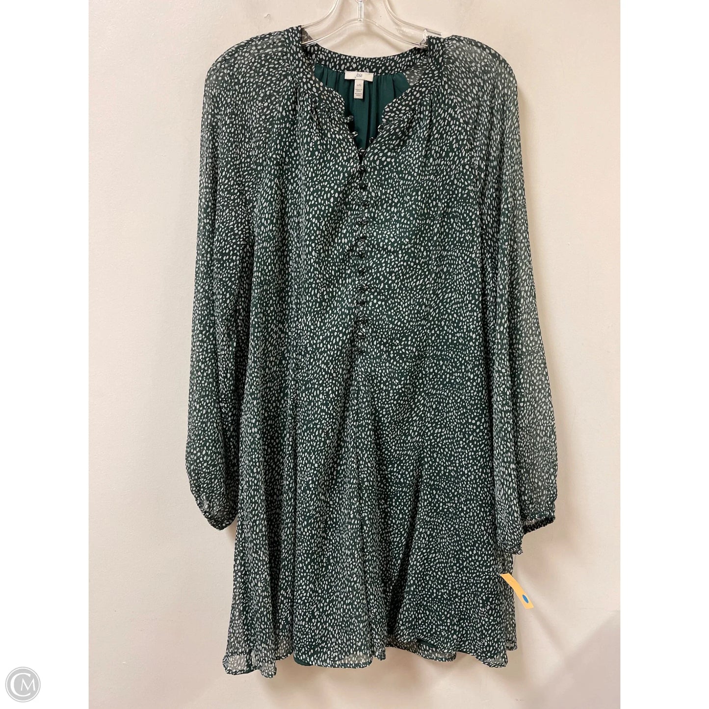 Dress Casual Midi By Joie In Green, Size: L