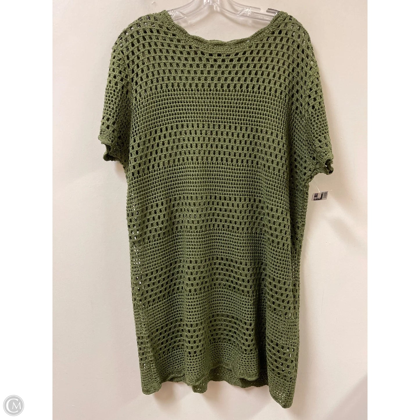 Swimwear Cover-up By Clothes Mentor In Green, Size: Xl