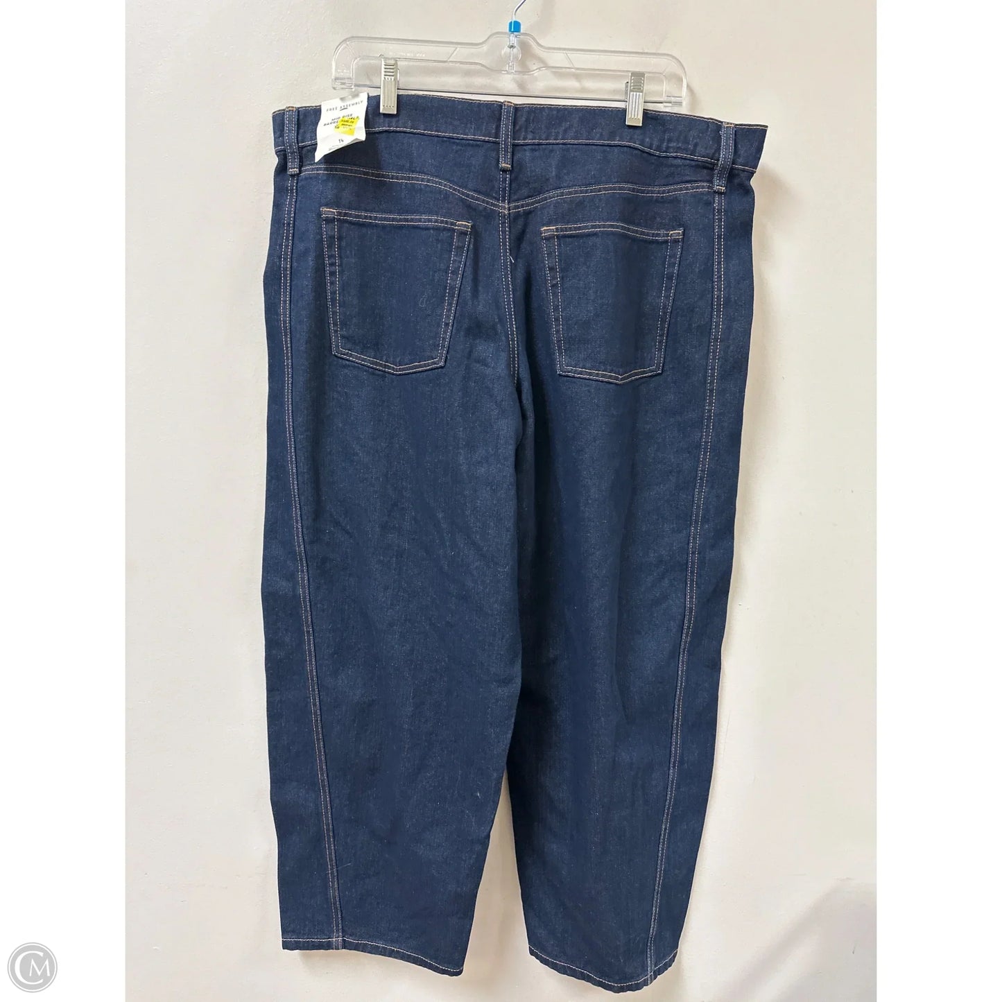 Jeans Boyfriend By Free Assembly In Blue Denim, Size: 14
