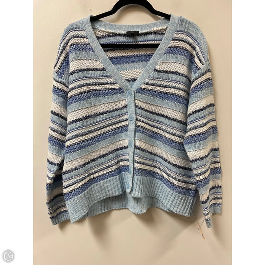 Sweater Cardigan By Talbots In Blue, Size: Xl