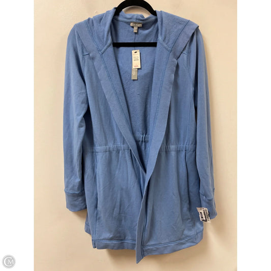 Sweater Cardigan By Talbots In Blue, Size: L