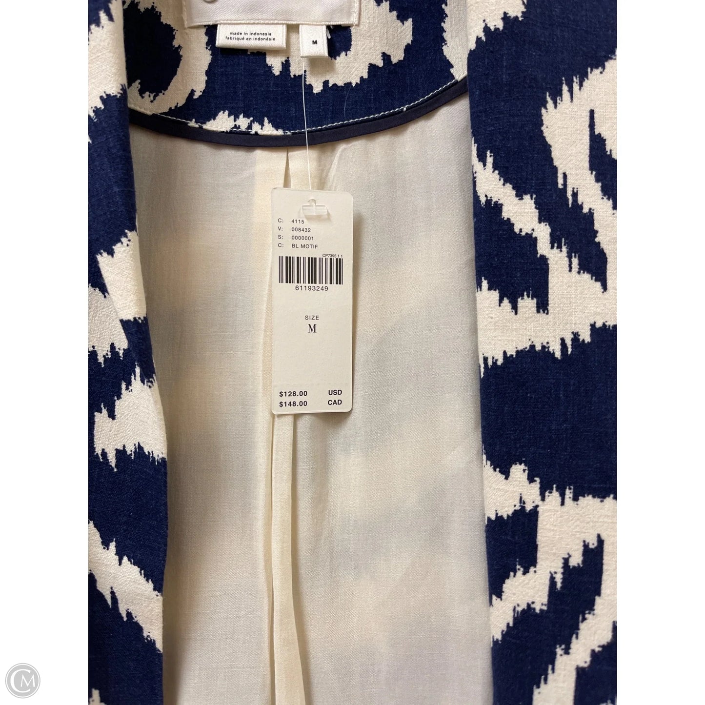 Coat Other By Anthropologie In Blue, Size: M