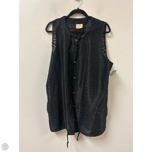 Vest Other By Clothes Mentor In Black, Size: S