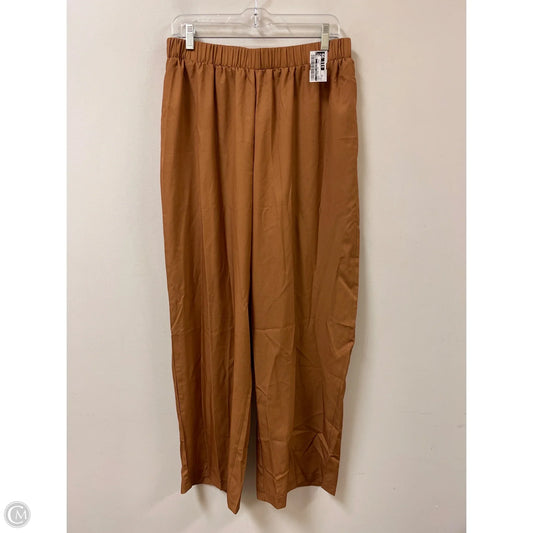 Pants Wide Leg By Clothes Mentor In Brown, Size: 16