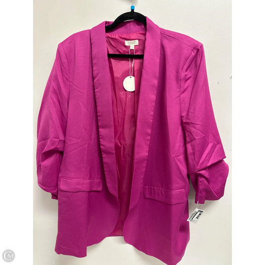 Blazer By Oddi In Pink, Size: 3x