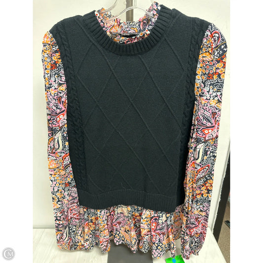 Top Long Sleeve By Clothes Mentor In Multi-colored, Size: L