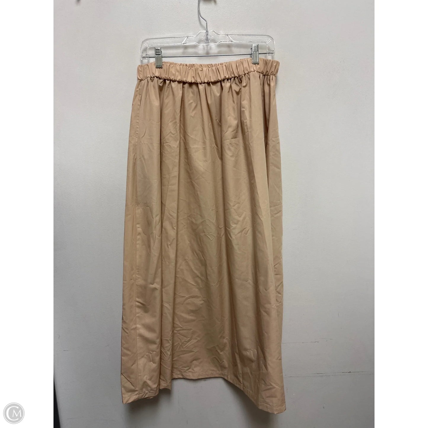 Skirt Maxi By Clothes Mentor In Tan, Size: 16