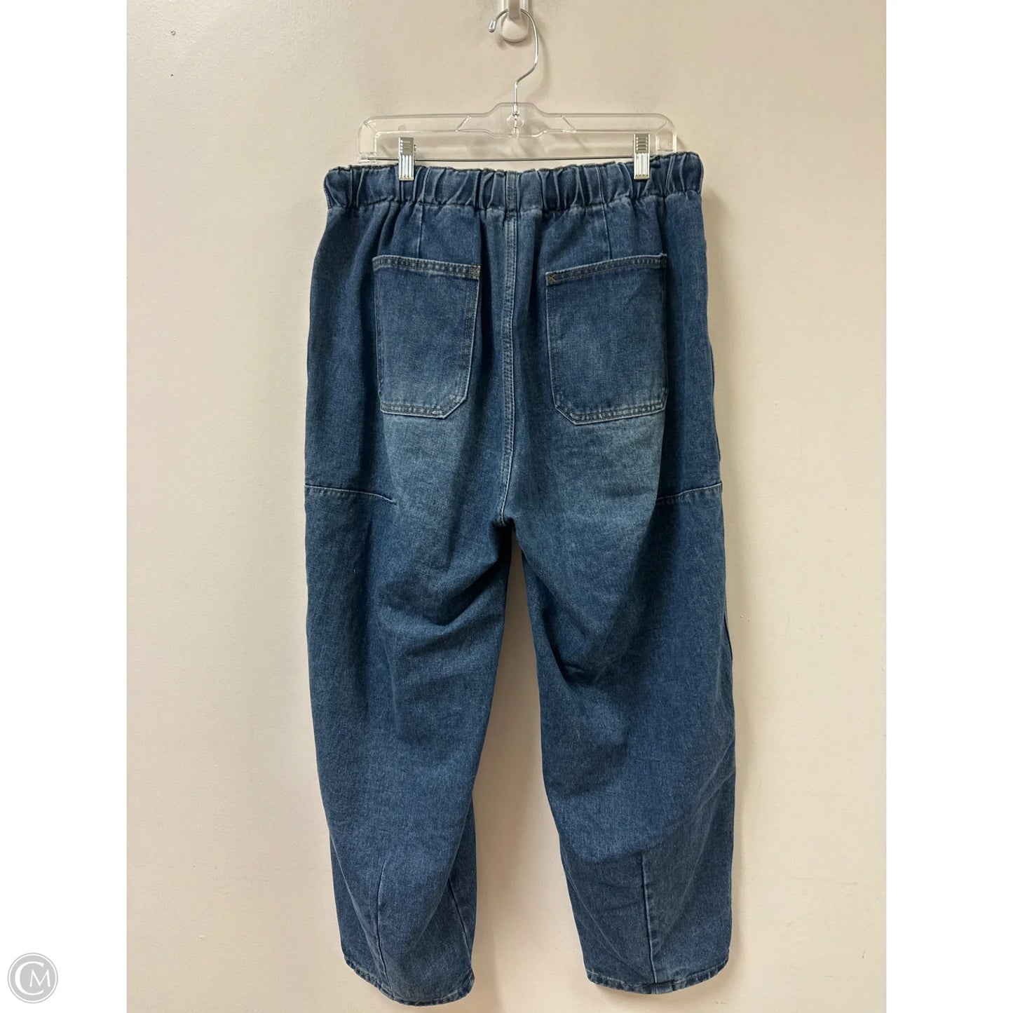 Jeans Straight By Clothes Mentor In Black Denim, Size: 16