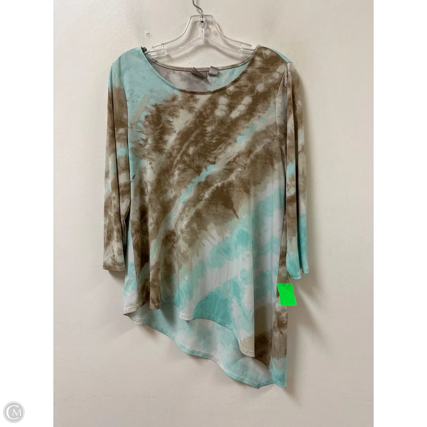 Tunic Long Sleeve By Chicos In Blue, Size: M