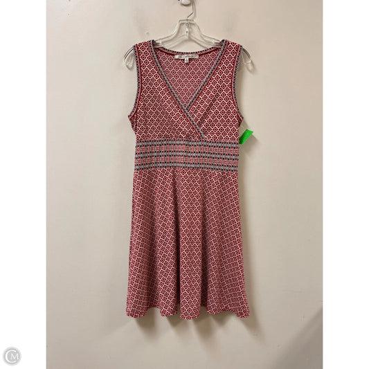 Dress Casual Midi By Max Studio In Red, Size: L