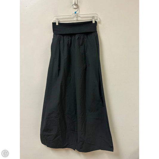 Pants Wide Leg By Bershka In Black, Size: 6