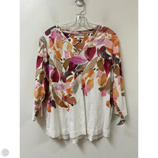 Top Long Sleeve By Chicos In Multi-colored, Size: 2x