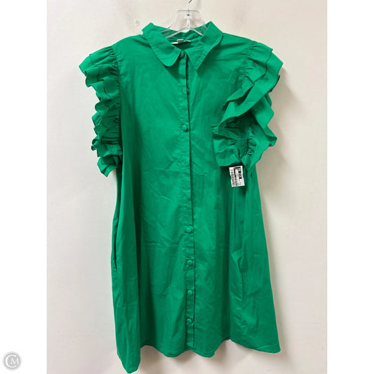 Dress Casual Midi By Crown And Ivy In Green, Size: Xl