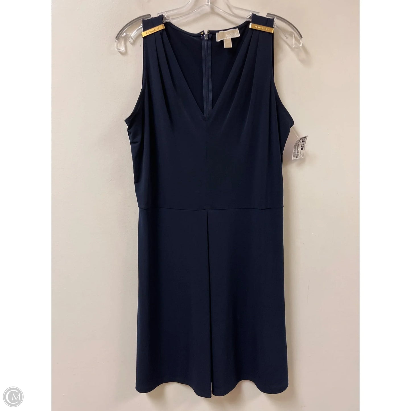 Dress Casual Midi By Michael By Michael Kors In Navy, Size: M