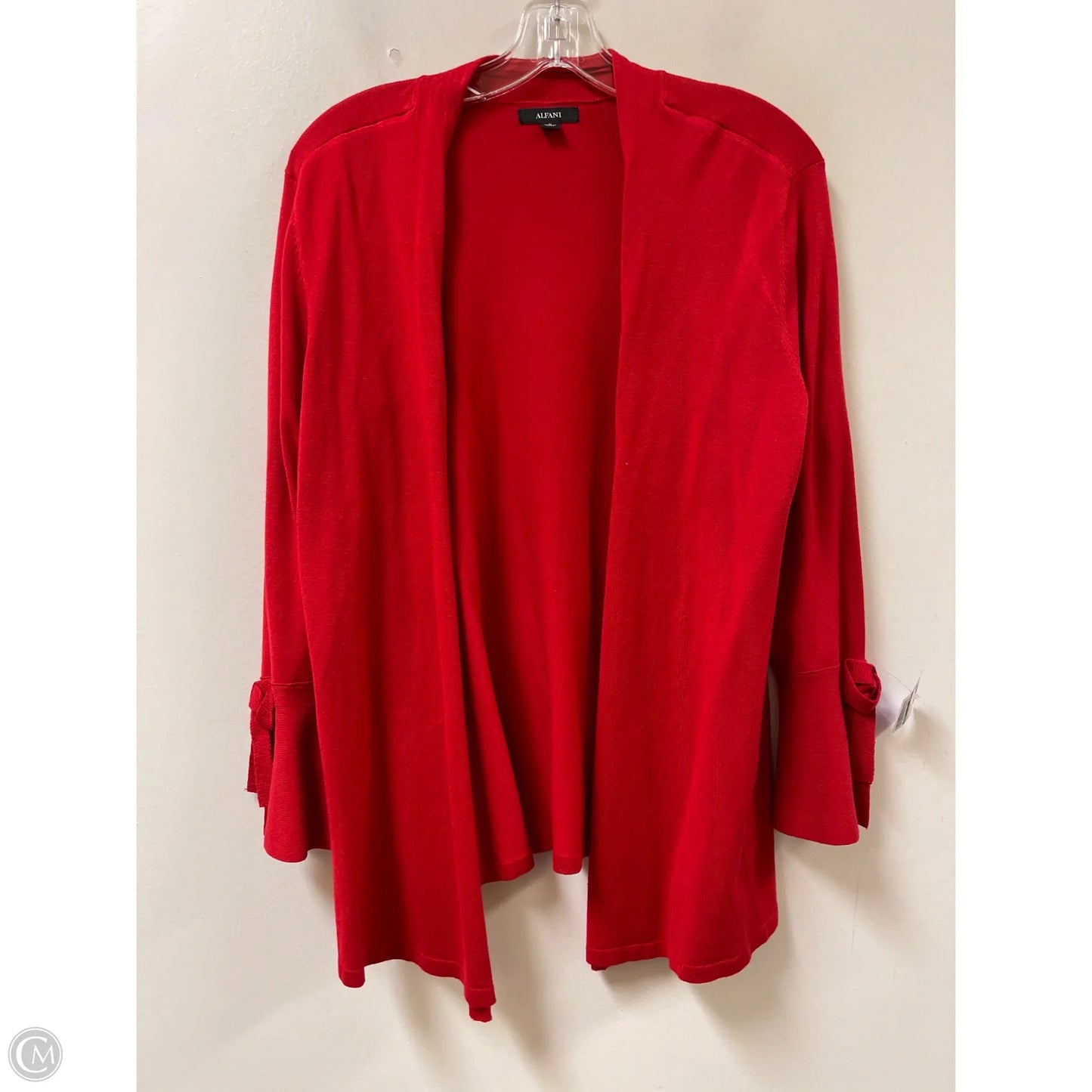 Sweater Cardigan By Alfani In Red, Size: M