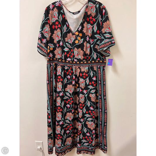 Dress Casual Maxi By Bloomchic In Multi-colored, Size: 2x