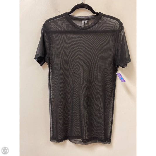 Top Short Sleeve By Asos In Black, Size: M