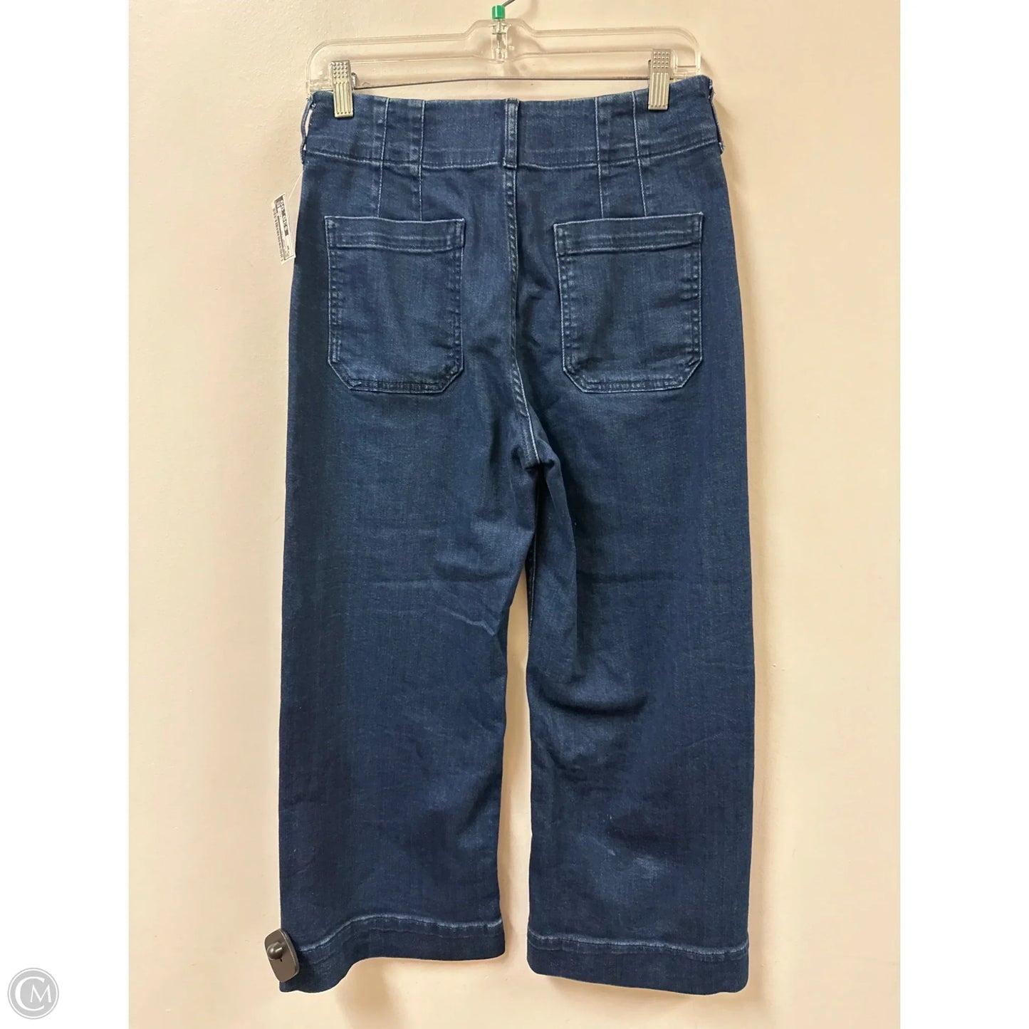 Jeans Wide Leg By Maeve In Blue Denim, Size: 8p