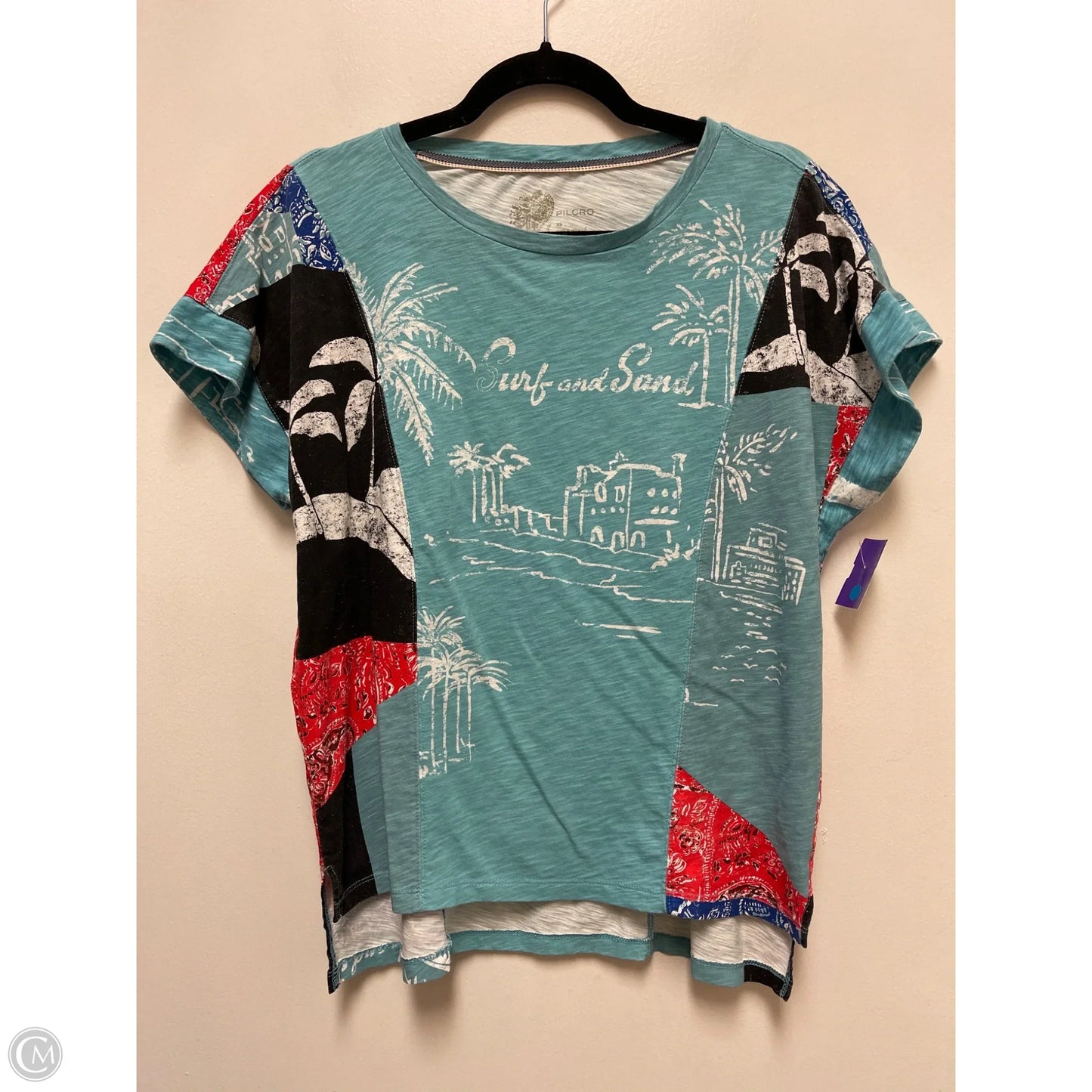 Top Short Sleeve By Pilcro In Blue, Size: Xs