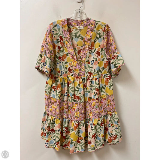 Dress Casual Midi By Entro In Multi-colored, Size: M