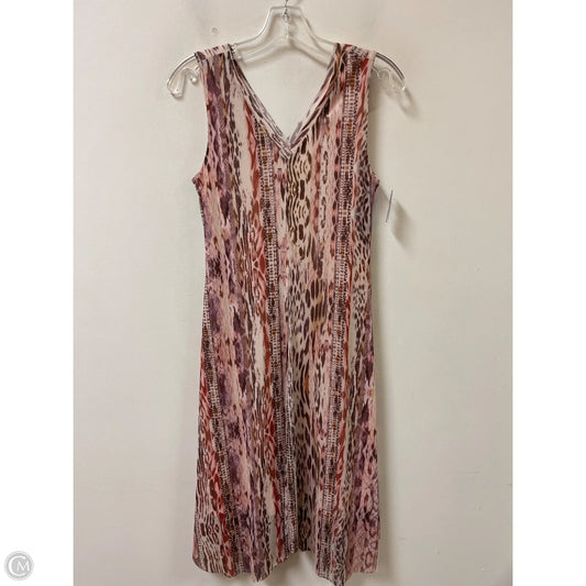 Dress Casual Midi By Tahari In Animal Print, Size: S