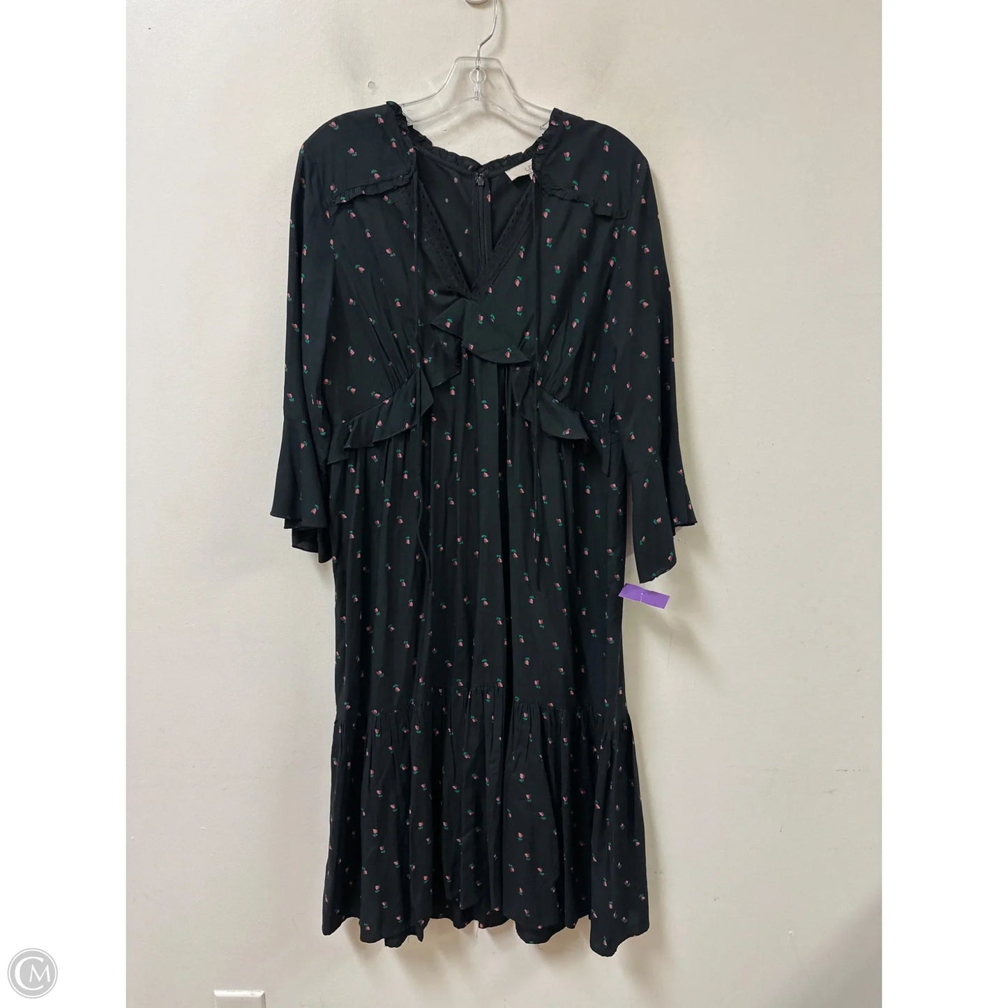 Dress Casual Maxi By Loft In Black, Size: M