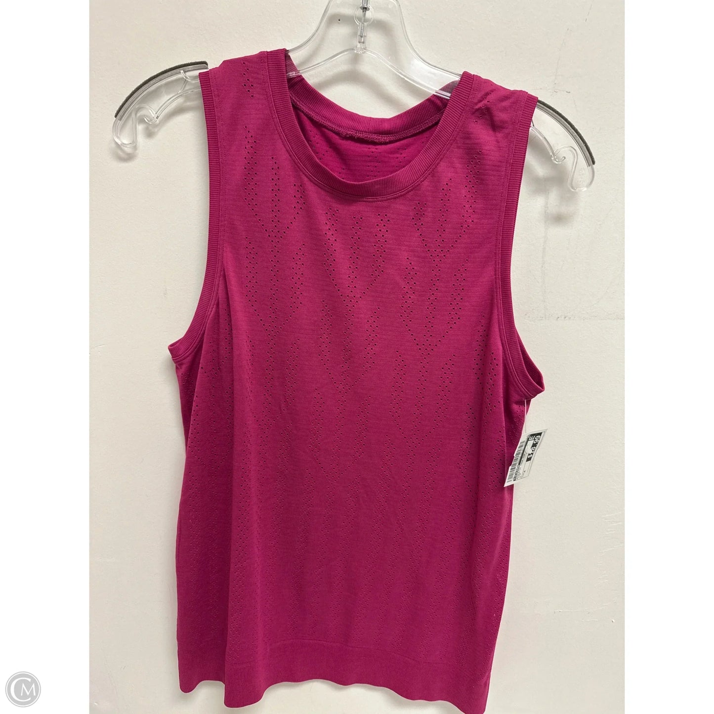 Athletic Tank Top By Lululemon In Pink, Size: M