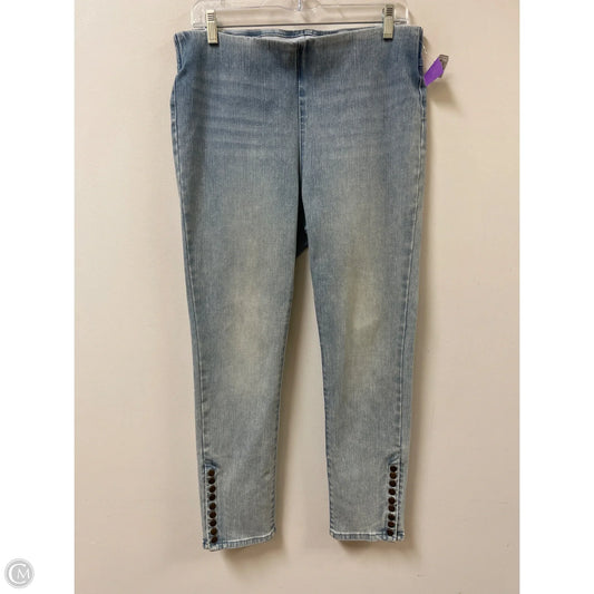 Pants Leggings By Soft Surroundings In Blue Denim, Size: 10p