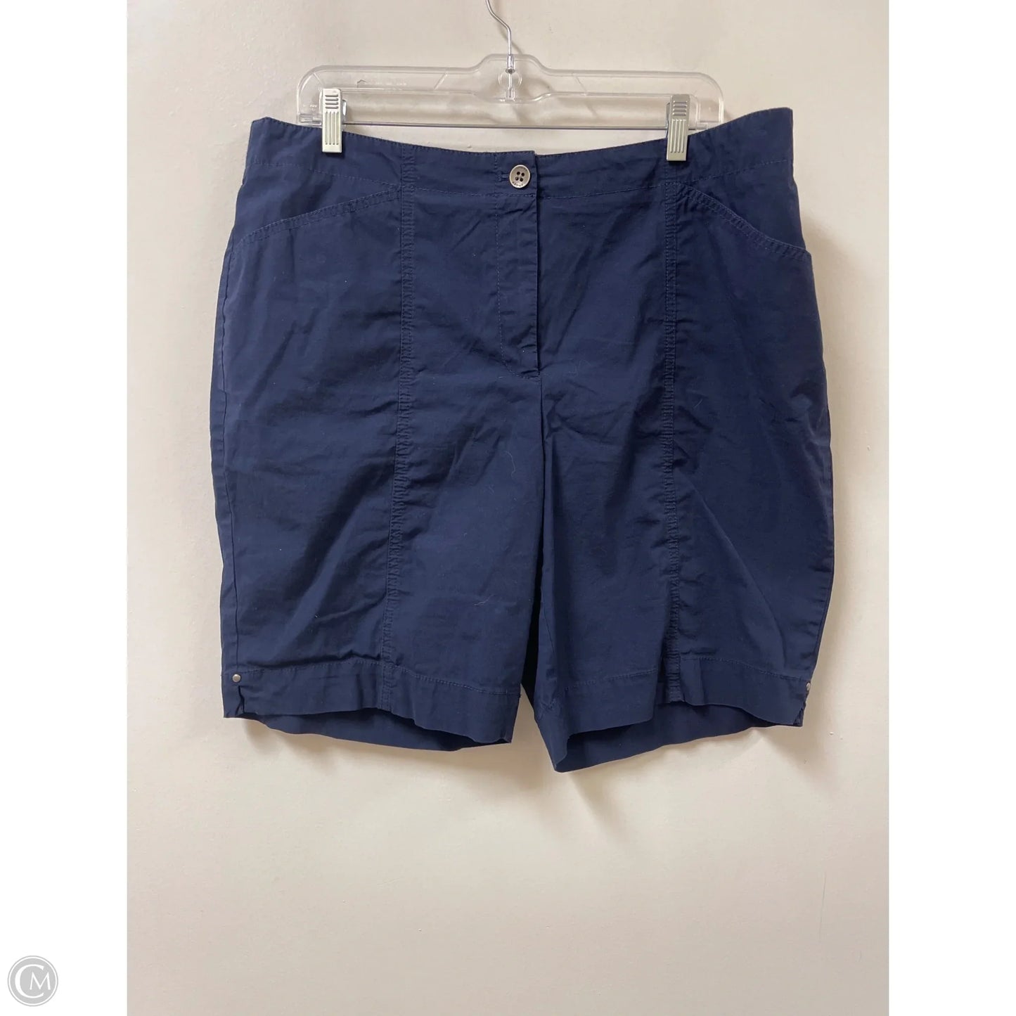 Shorts By Chicos In Blue, Size: 14