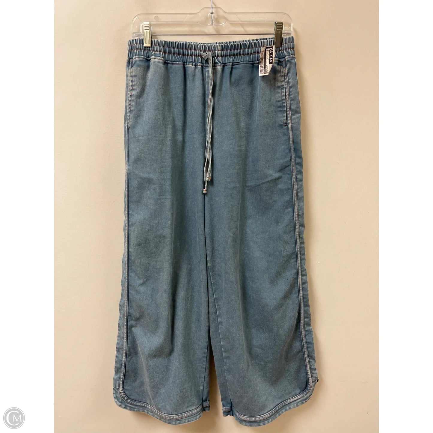 Pants Wide Leg By Easel In Blue Denim, Size: 6