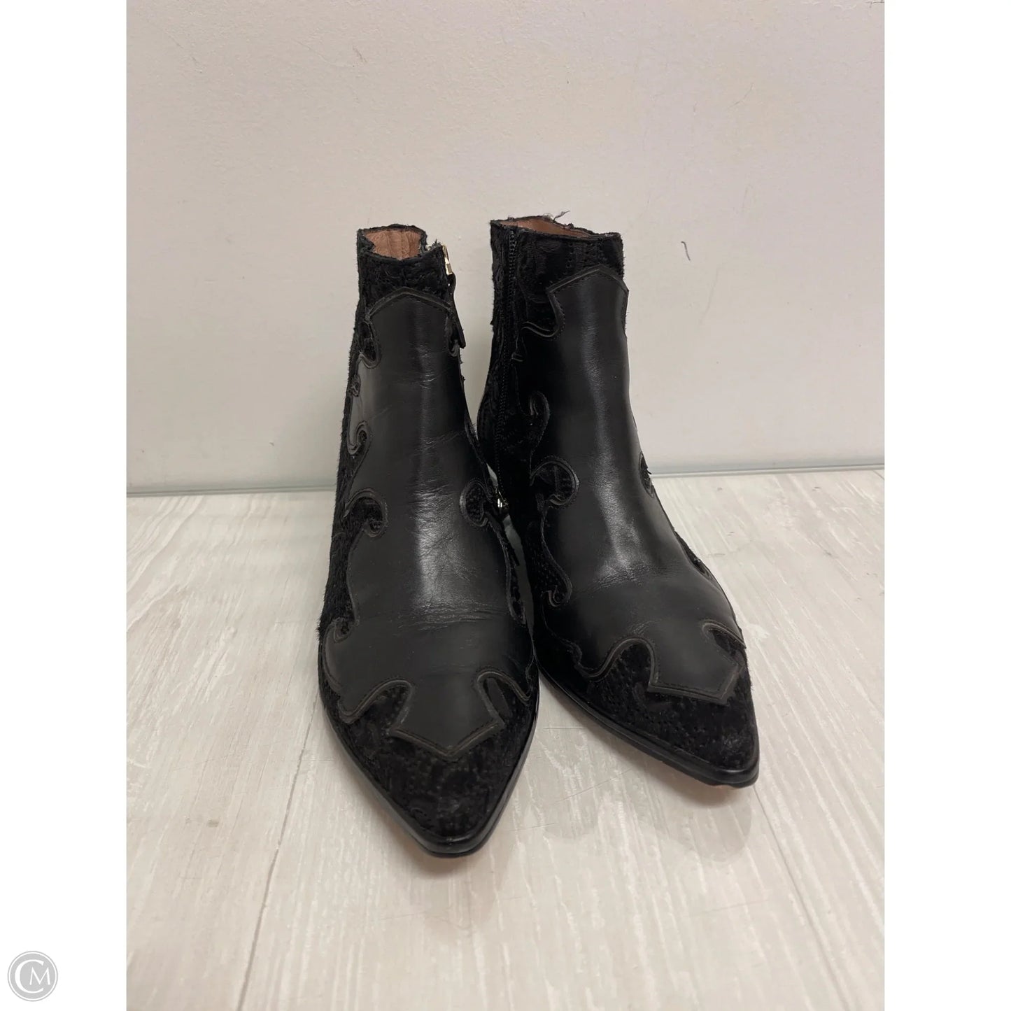 Boots Western By Louise Et Cie In Black, Size: 8.5
