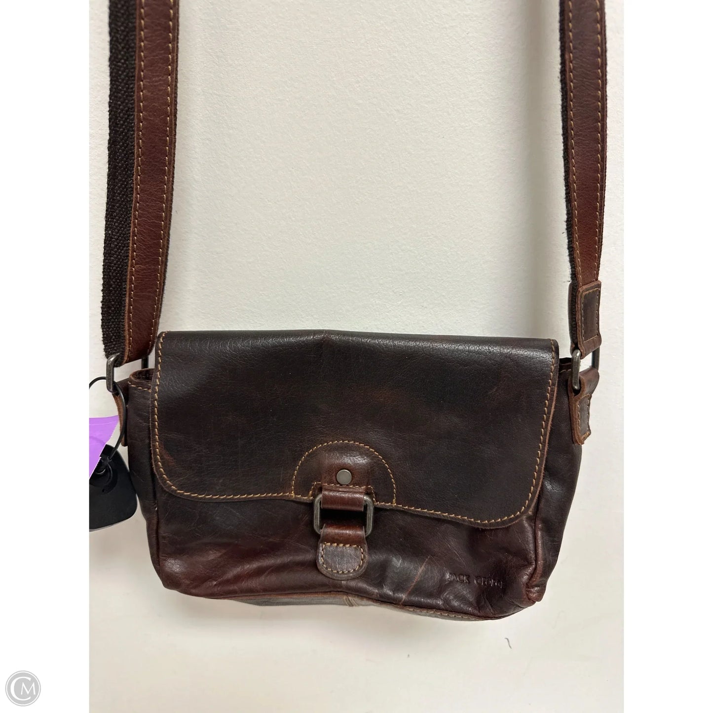 Crossbody Leather By Cma, Size: Medium