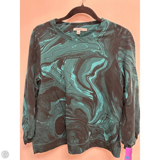 Sweater By Chicos In Green, Size: M