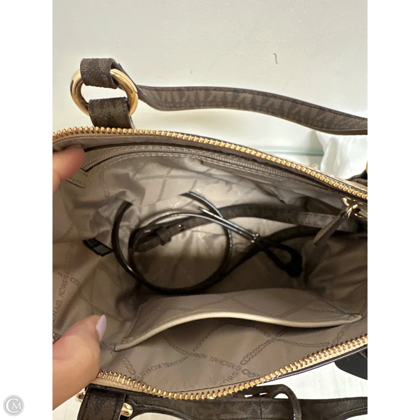 Handbag Designer By Michael Kors, Size: Medium