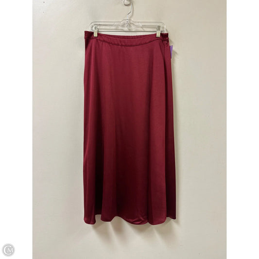 Skirt Maxi By Chicos In Red, Size: 8