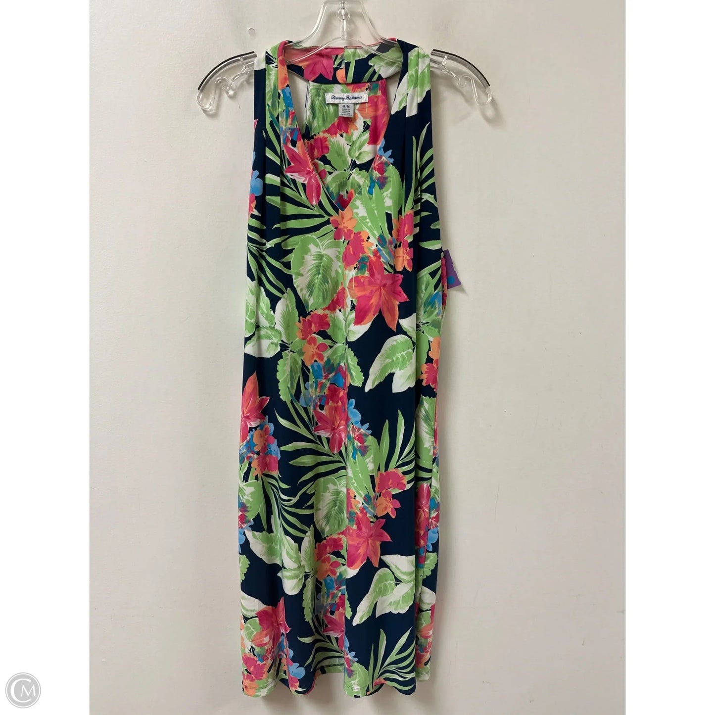 Dress Casual Midi By Tommy Bahama In Floral Print, Size: M