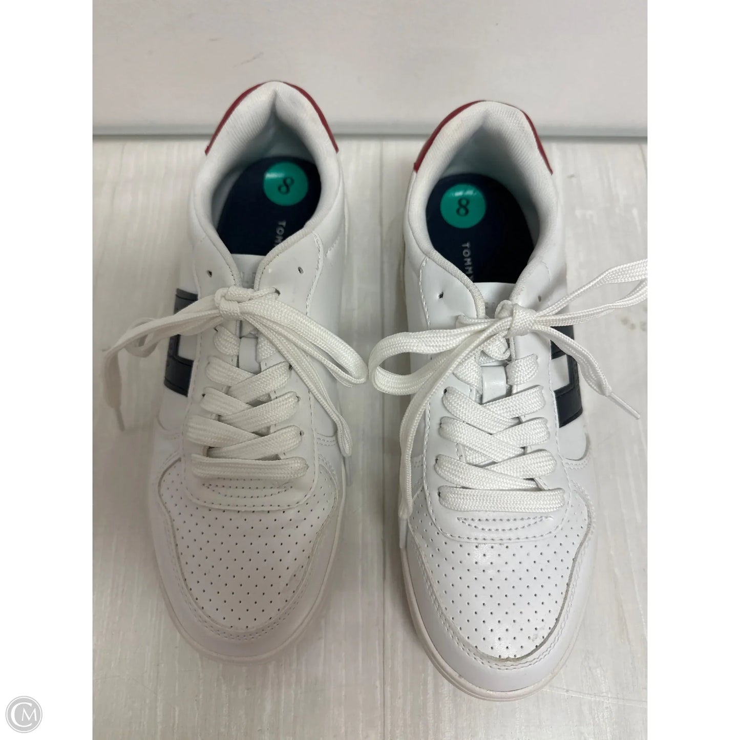 Shoes Sneakers By Tommy Hilfiger In White, Size: 8