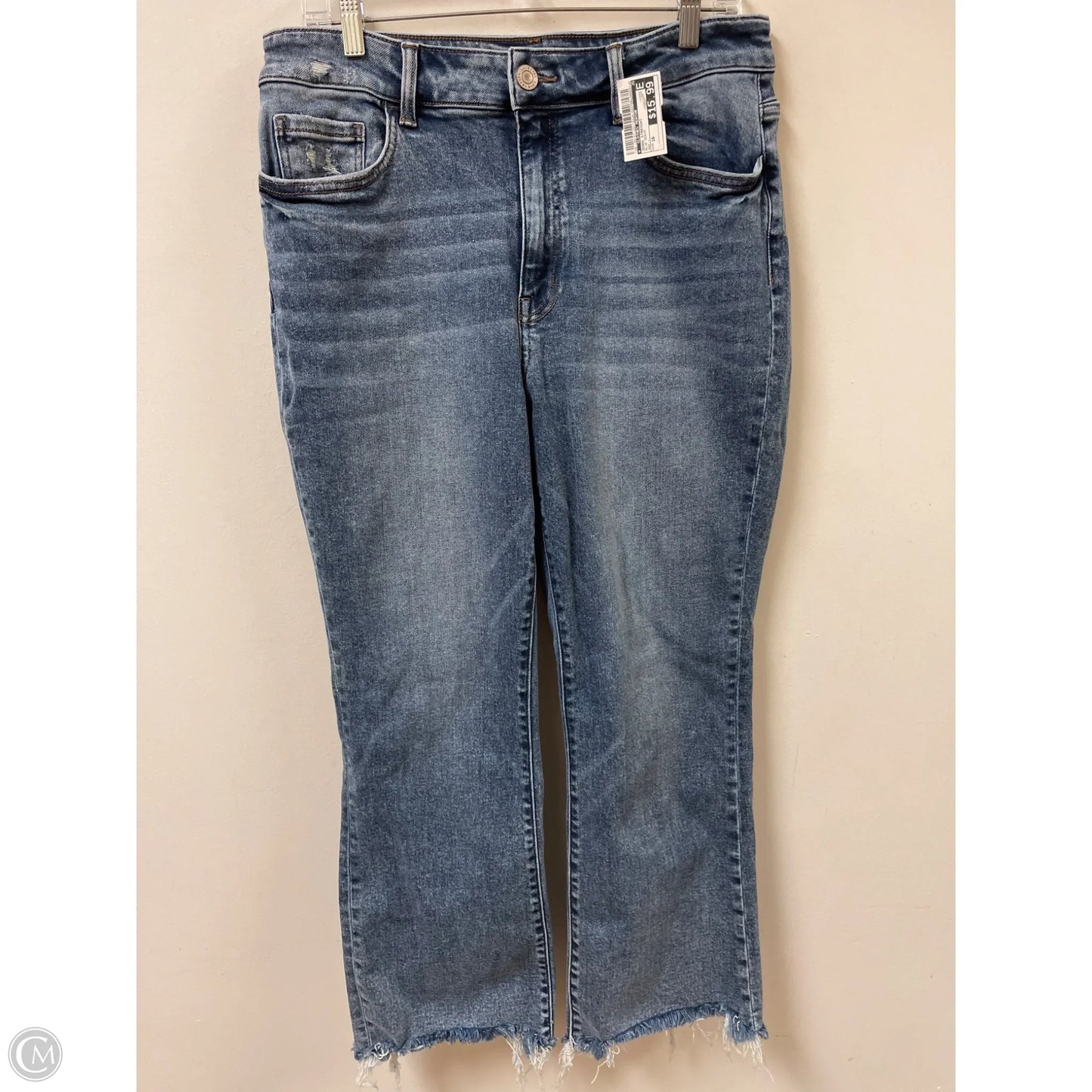 Jeans Straight By Clothes Mentor In Blue Denim, Size: 16