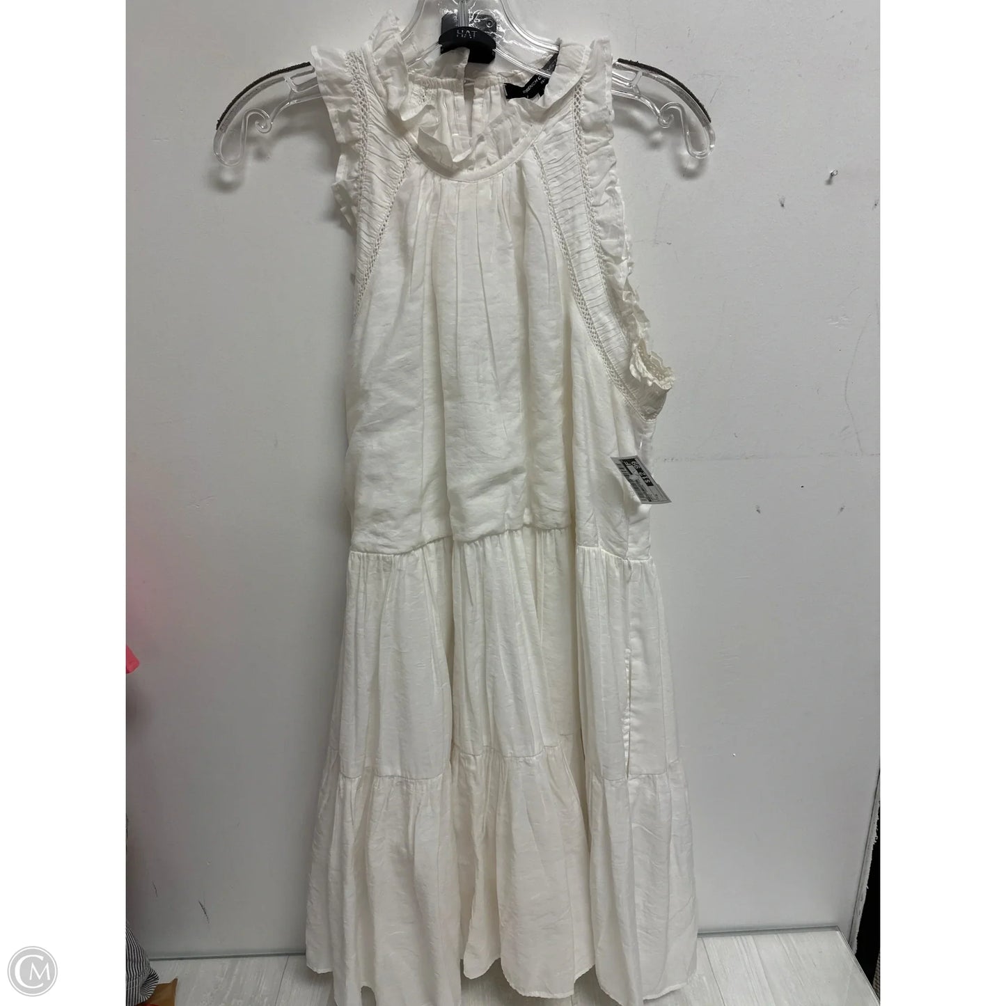 Dress Casual Midi By French Connection In White, Size: M