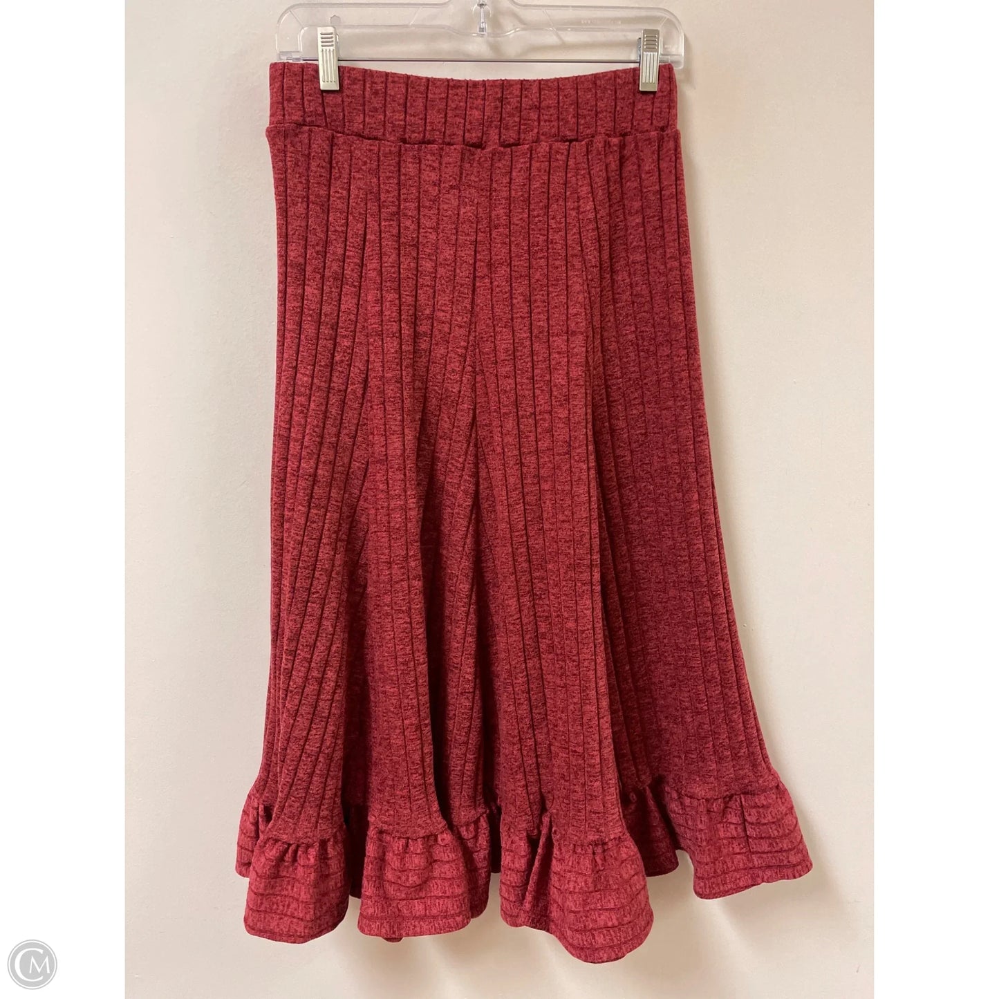 Skirt Maxi By Anthropologie In Red, Size: Mp